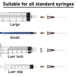 Disposable needles (22G-1Inch-50Pack)