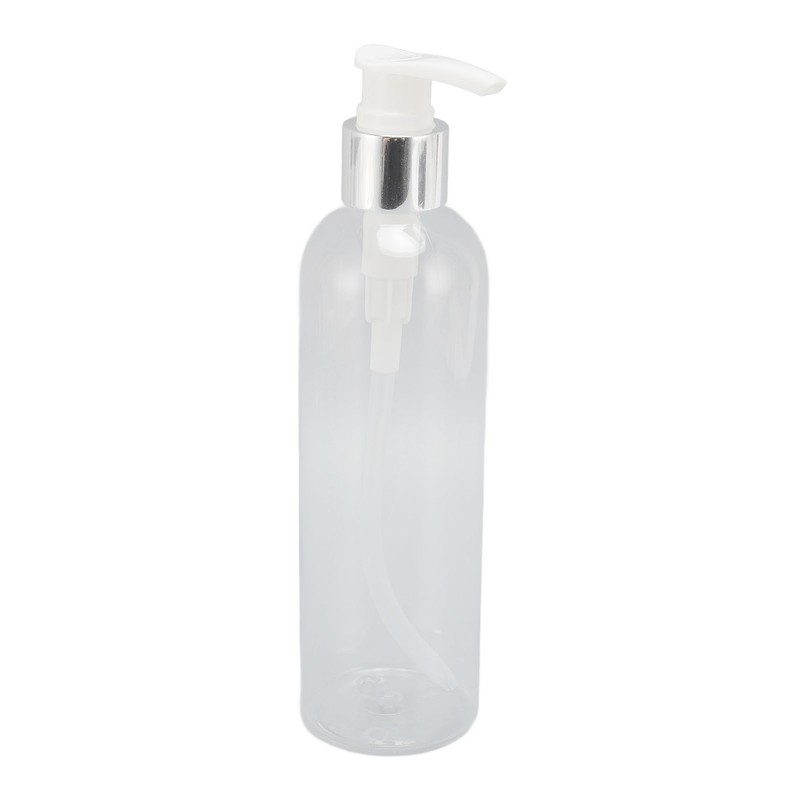 Clear Plastic Pump Bottle Dispenser Empty Refillable Massage Oil Bottle