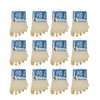 TekuTeku 12 Pairs Unisex 5 Toe Half Socks, Toe less