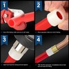 Pex-A Expansion Copper Stub Out Elbow with Flange 3/4" x