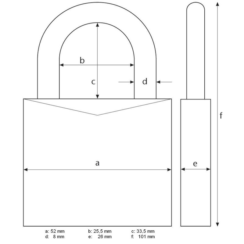 ABUS Combination Lock 158/40 - Padlock with Cast Zinc Housing