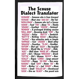 Scouse Dialect Tea Towel