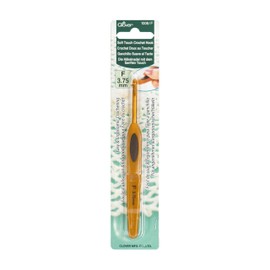Clover 1006/F Soft Touch 3.75-mm Crochet Hooks, Size F