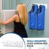MorningRo 4 Peg X Ray Apron Rack Wall Mount 12