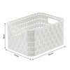 Rotho, Set of 3 Storage Baskets, 2 Litres