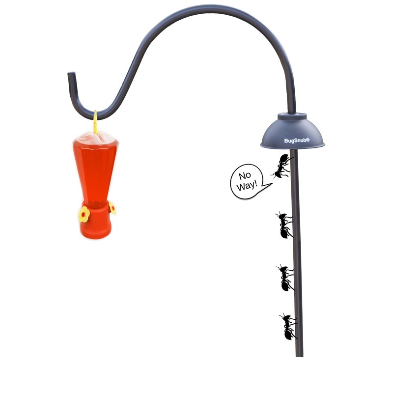 BugSnub Shepherd's Hook Ant Guard (1-Pack) - Hummingbird Moat Free