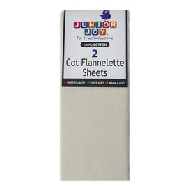 Cot Flat Flannelette Sheets - 6031CR
