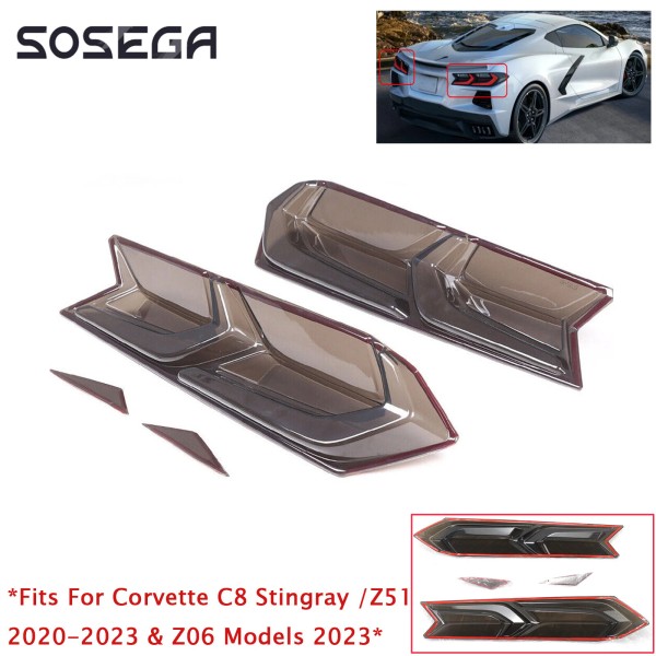 Unbranded For Corvette C8 Z51 & Stingray 2020-2023 Rear LH+RH