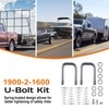 1900-2-1600 Replacement Safety Chain Trailer U-Bolt Kit for B&W Gooseneck