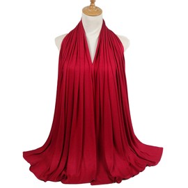 Nonbongoy Head Wraps for Black Women Stretch Turban African Headwraps Scarf Soft Hijab Hair Wraps Jersey Head Scarf for Locs Braids