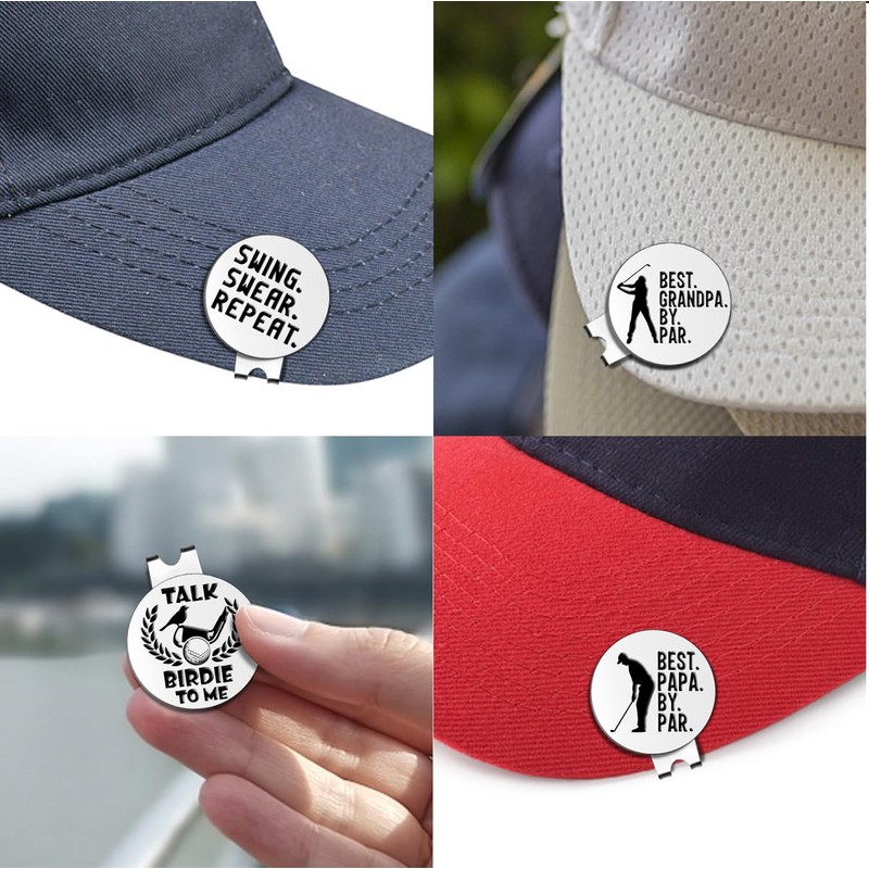 Pishovi Best Pop by Par Funny Golf Ball Markers, Magnetic
