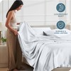 Bare Home Luxury Poly Satin Sheet Set for Hair, Skin,