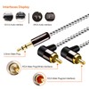 CableCreation RCA to 3.5 mm, 3.5 mm to 2 RCA