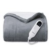 Bedsure Heated Blanket Electric Blanket - Soft Flannel Electric Throw,
