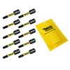 10 x SabreCut SCRSQ232_10 32mm SQ2 Square Magnetic Impact Screwdriver