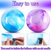 Deekin 2 Pcs 15 Inch 18 Inch Marbleized Bouncy Balls