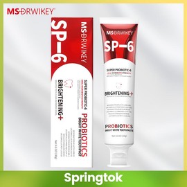 MSDRWIKEY SP-6 Toothpaste | Advanced Oral Care with Probiotics | Long-Lasting Fresh Breath & Enamel Protection | 4.59oz #springtok:_SP6 Toothpaste-1Pcs