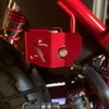 【HRuizq】マスターシリンダー キャップ リアブレーキプロテクタータンク適用 モンキー125 JB02 全モデル モンキー125JB03 全モデル DAX125JB04 全モデル
