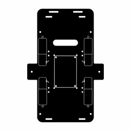 Acrylic Car Chassis for OSOYOO Omni-Directinal Mecanum Wheel Robotic Car Kit (Model 2021006600)