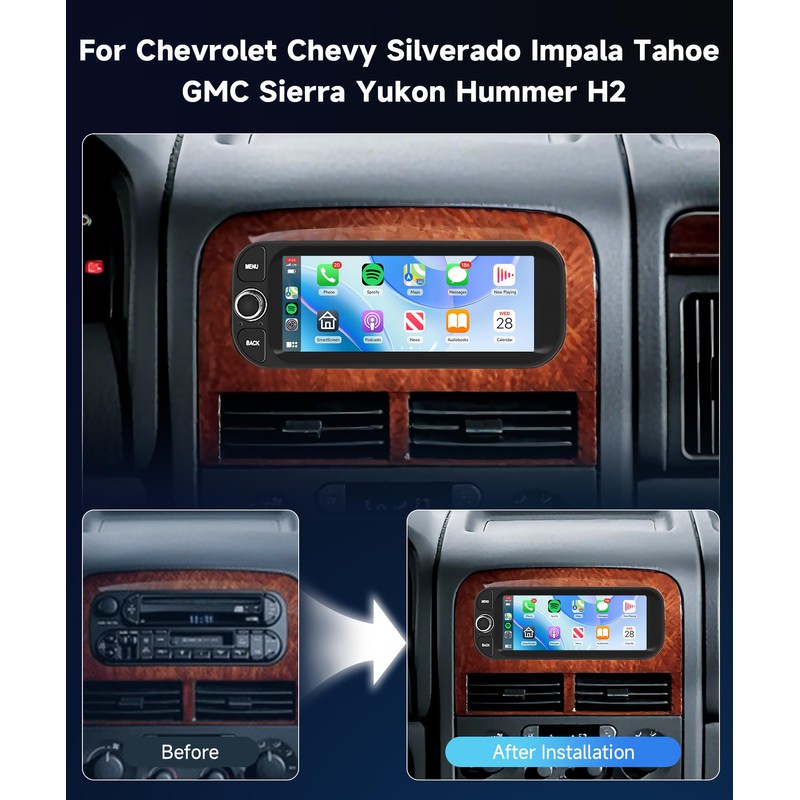 2+64G for Dodge Ram 1500/2500/3500 Radio 2002-2006,for Jeep Grand Cherokee