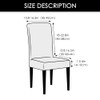 FORCHEER Dining Chair Covers and Bench Covers Set Waterproof Light