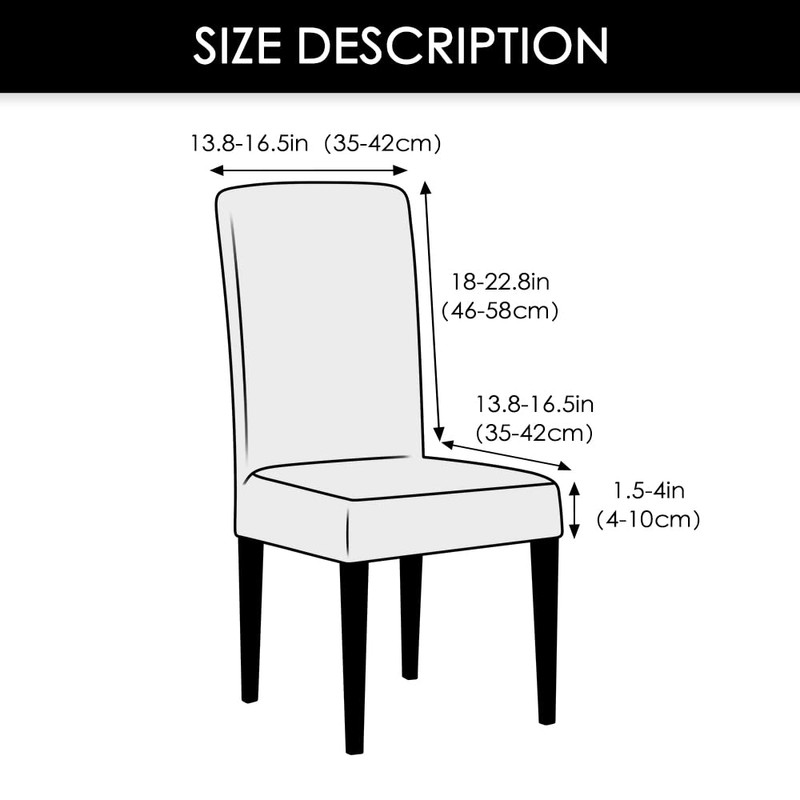 FORCHEER Dining Chair Covers and Bench Covers Set Waterproof Light