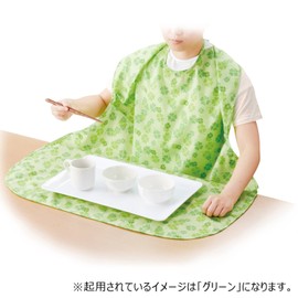 oosakimedyikaru Plus Heart Meal Apron for Side Tuck Navy 1 Piece