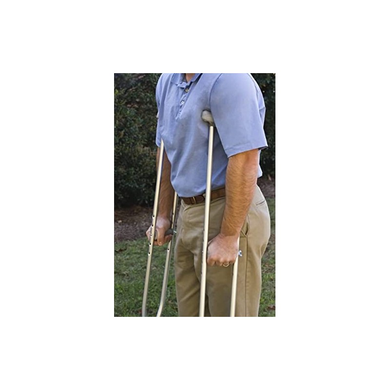 Lumex Bariatric Imperial Steel Crutches - Adult Medical Mobility Aids