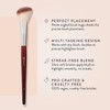 BK BEAUTY Brocha Pequeña Angular Para Rostro 112 – Brocha