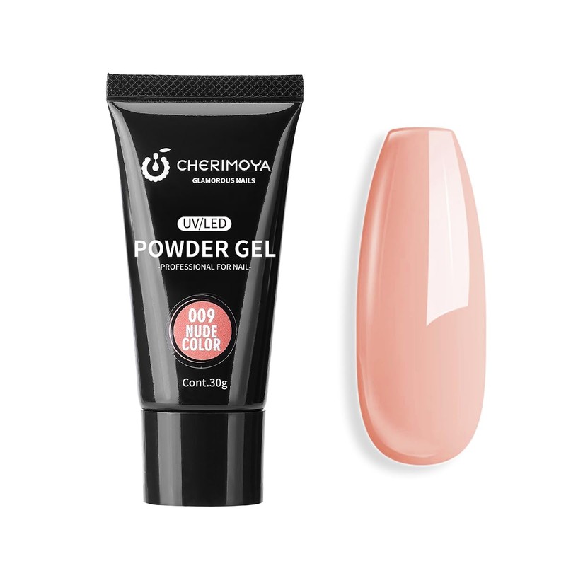 CHERIMOYA Poly Gel Constructor de Uñas 30g,Gel Fortalecedor para Extensión