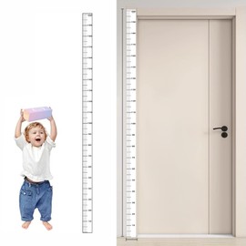 AUTAKI Height Meter, Wall Mounted, Measuring Range 0 - 200 cm (0 - 200 cm), Height Measurement, Wall Sticker, Wall Sticker, Easy to Install, Record Child's Growth, Adults, PVC Material, Waterproof