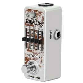 Koogo LEF-317A Guitar Equalizer Pedal 5-Band Parameter Average Frequency ±18dB