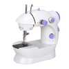 Electronic Sewing Machine, Mini Machine Double Thread 2-Speed With Pedal