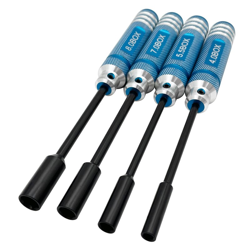 Ismosm 4Pcs Nut Driver Set RC Tool Set Hex Nut