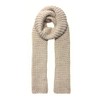 Humble Hilo Basic Knitted Soft Scarf(Chunky Knit, Beige)