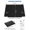 JOYTUTUS Tonneau Cover for Wrangler JK 2 Doors, Cargo Trunk