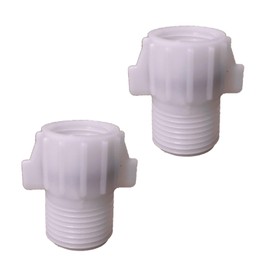 7/8 Inch Male Pipe Adapter to 1/2 Female, Has Built in Screen for Straining built up sediment in the water by Nuflush (2)