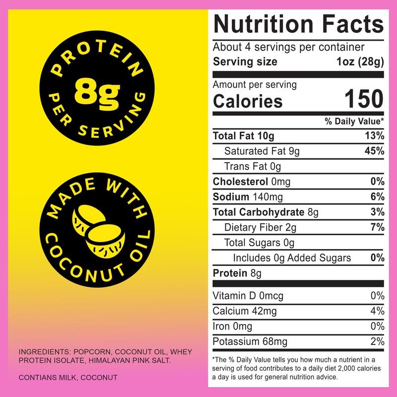 HIMALAYAN PINK SALT - Protein Popcorn - Single Bag 2