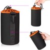 Lens Pouch,Waterproof Protective Lens Bag for SLR Camera Lens,with Adjustable