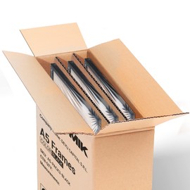 HOMIK A5 Black Photo Frame set of 3 - Picture Frame A5 Black Economy Pack of 3