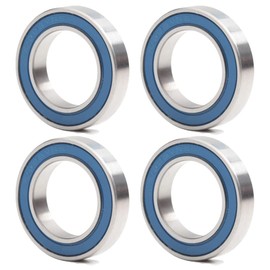 FUSHIBEARING 6802 VRS MAX Rodamientos de cartucho, tamaño 15 x 24 x 5 mm, acero chapado en cromo azul sellado con grasa, 6802LLU Rodamiento de bolas completas para cubos pivote