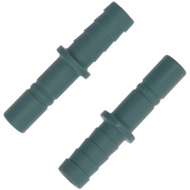 Whale Barbed Stem Connector (Pack of 2) - Green, 1/2 Inch