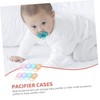 Totority 2sets Stylish Pacifier Storage Container Case for Parents Durable