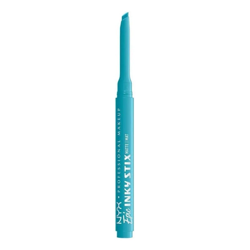Delineador Nyx Professional Makeup Retráctil Epic Inky Stix Turquesa Mate