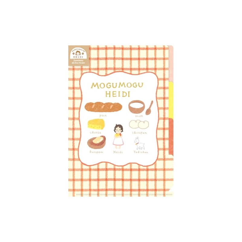 Furukawa Shiko QE128 Clear File A5 3 Pocket Clear File