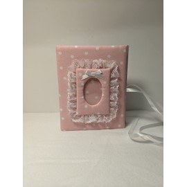 Custom Baby Girl Polka Dot Photo Album - Holds 100 4x6 Photos - Handmade Photo Album