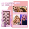 10 Para Kit Extensiones De Pestañas Postizas Magnéticas 3d