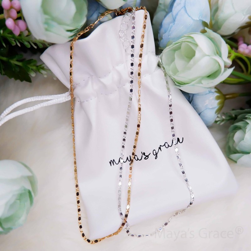 Maya's Grace Dainty Minimalist Choker Necklace for Women, Boho Jewelry,