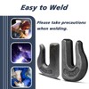 HANDRERLEE 12Pack Weld On Chain Grab Hook, G70 5/16" Forged