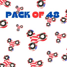 Unbranded Perfect Spinner Flag USA Toy Stress Reducer Ball Bearing High Speed Pack of 48